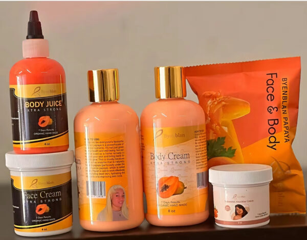 Byenblan Papaya Body and Face Care Set – Extra Strong