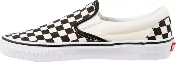Vans Classic Slip-On Shoes Checkerboard White and Black: